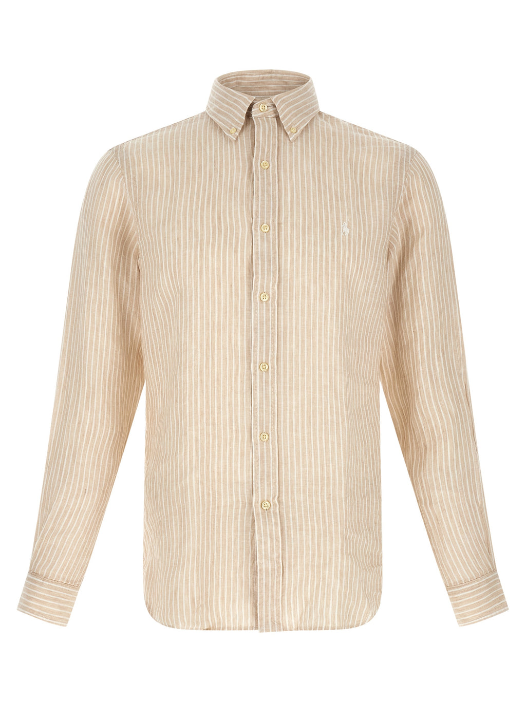 Beige Linen Blouse