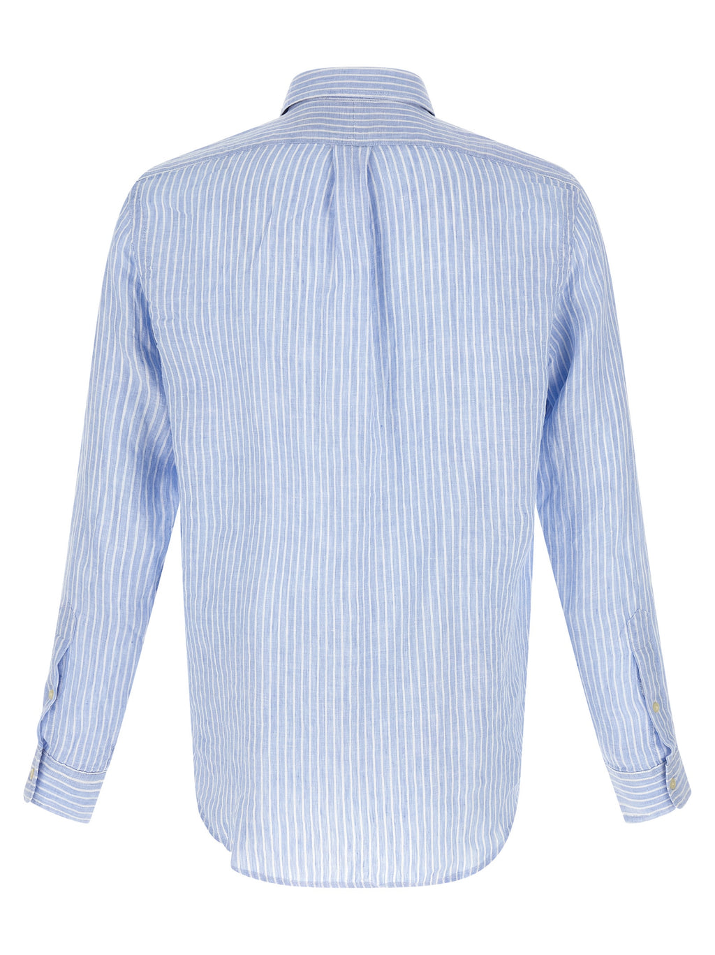 Blue Linen Blouse