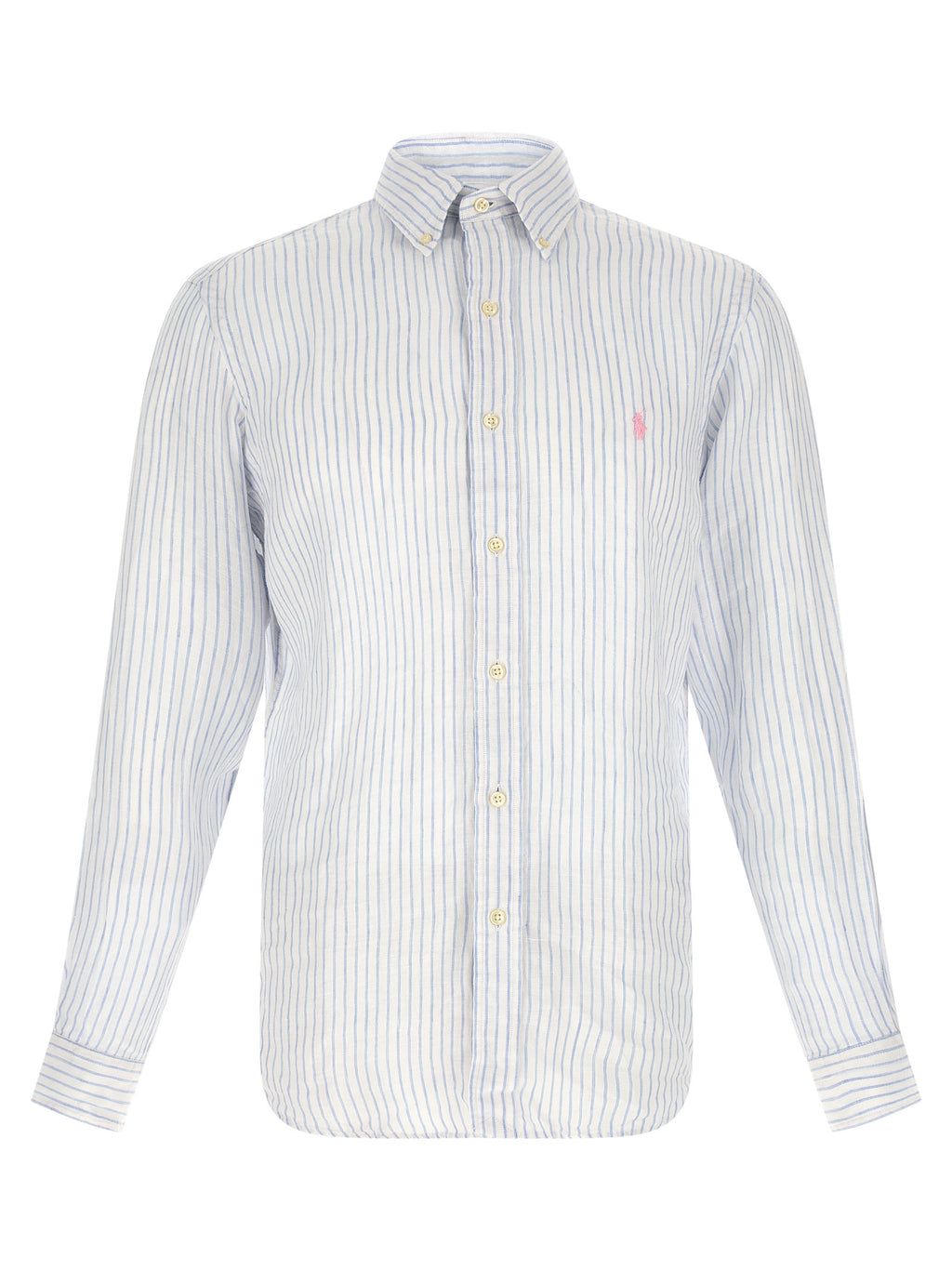 Blue Linen Blouse