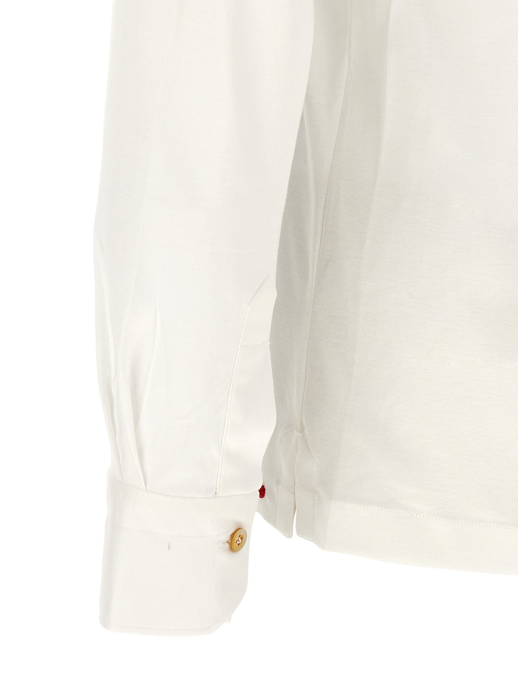 White Cotton Polo Shirt