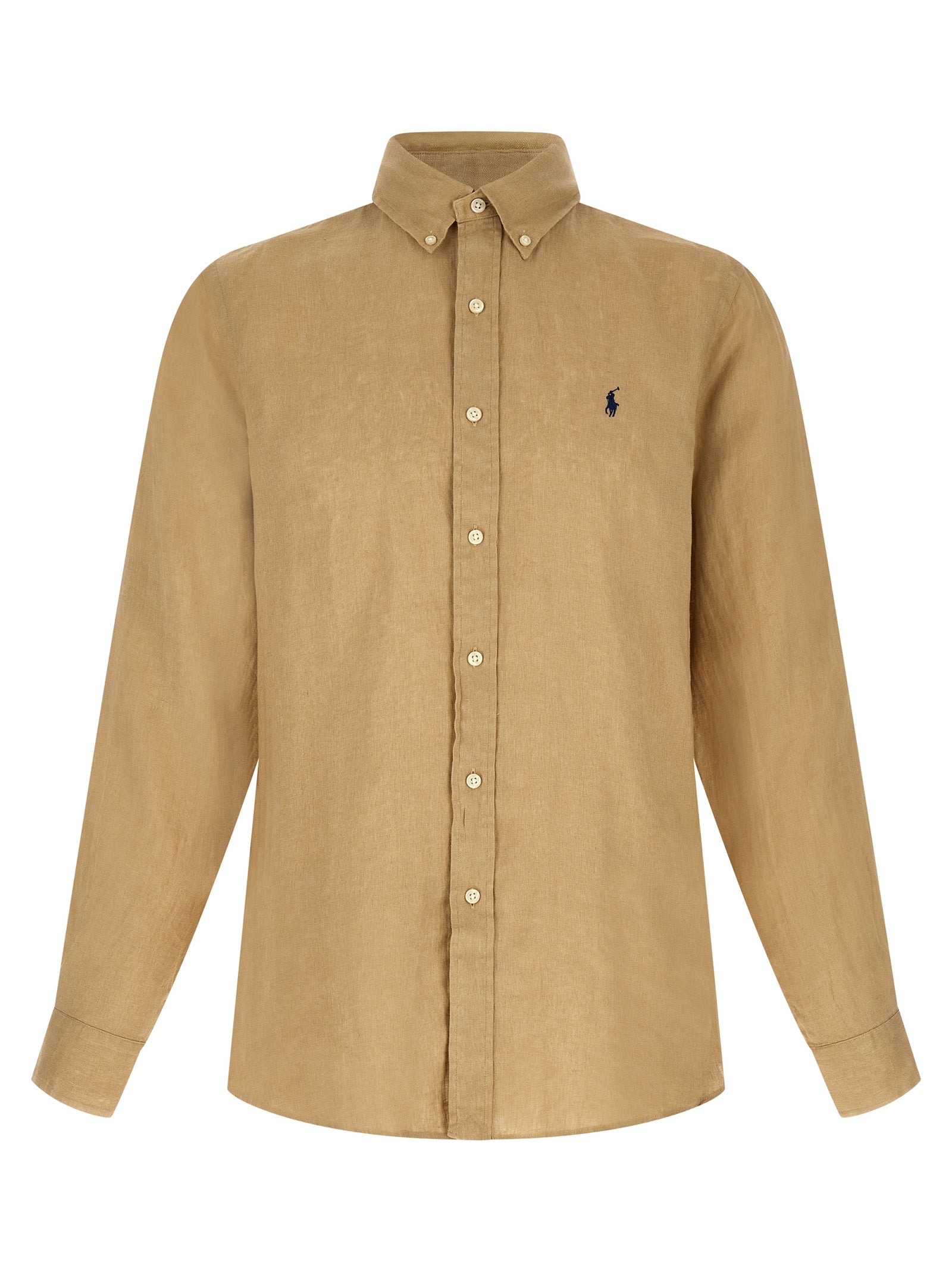 Beige Linen Blouse
