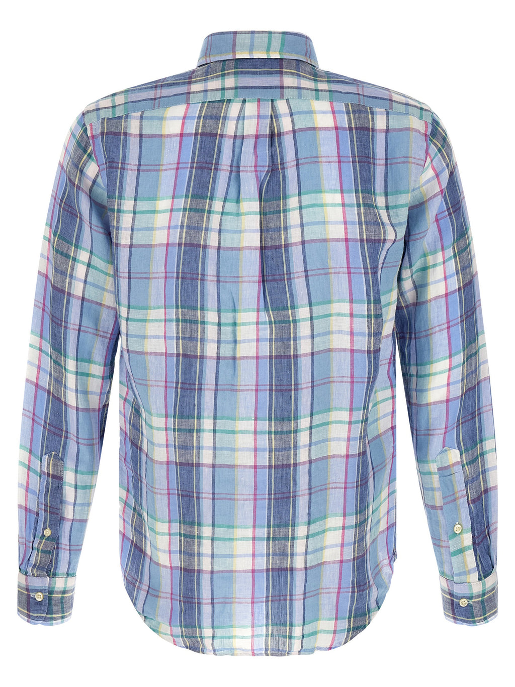 Blue Linen Blouse
