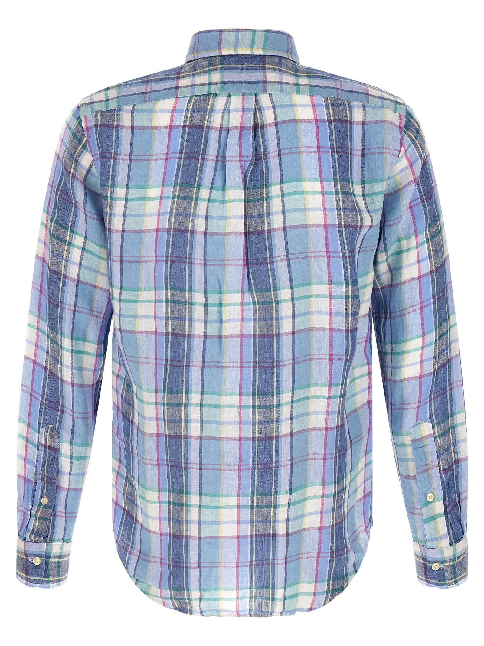 Blue Linen Blouse