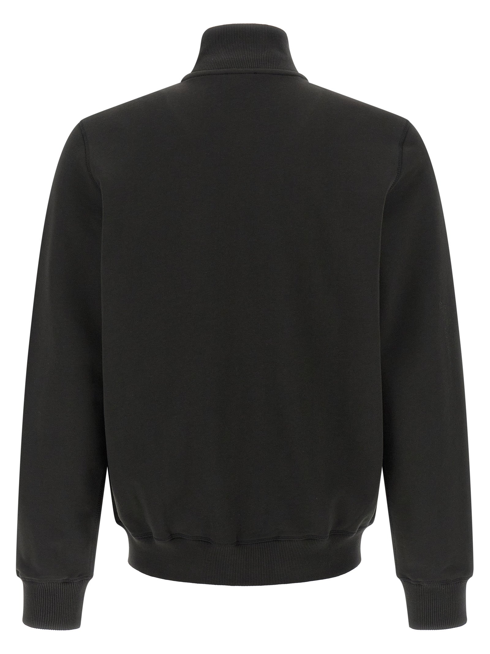 Black Cotton Sweatshirt
