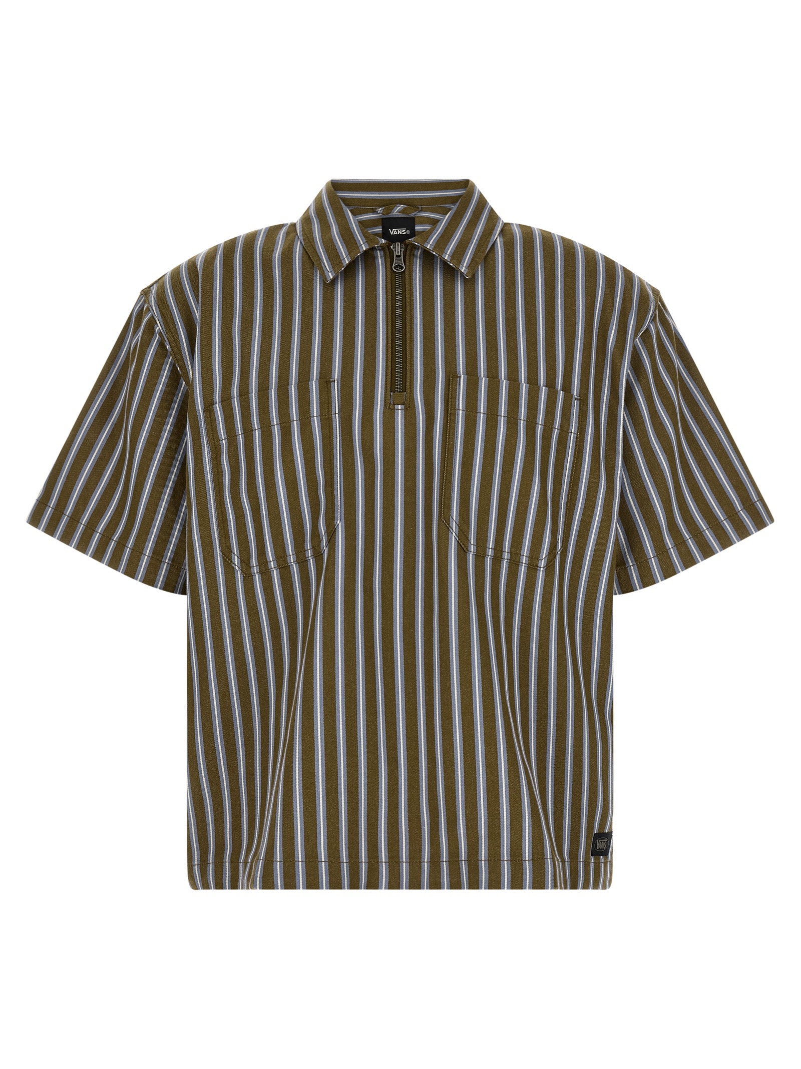 Bicolor Cotton Blouse