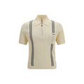 Beige Cotton Polo Shirt