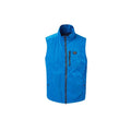 Blue Nylon Sleeveless Jacket