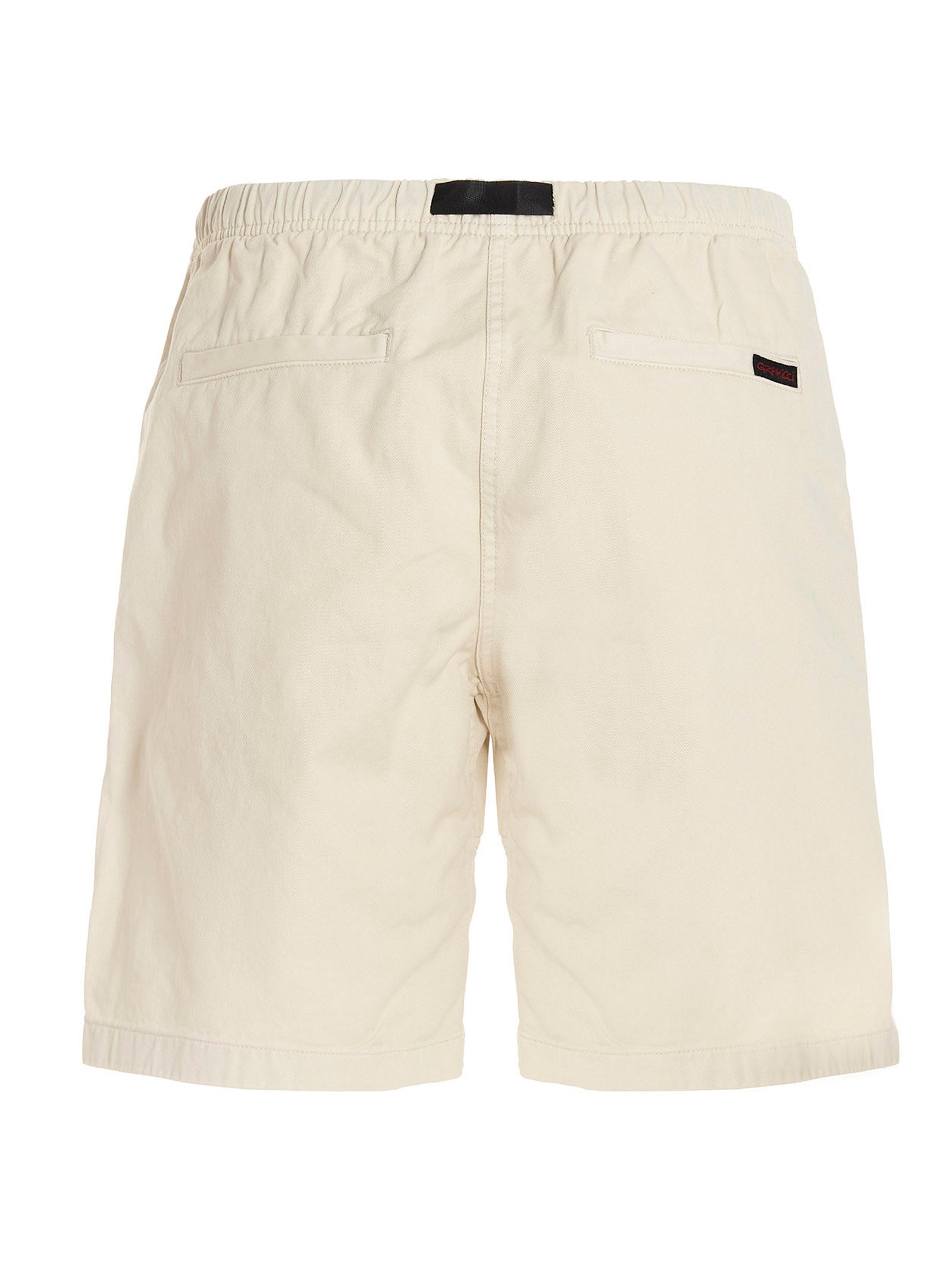 Beige Cotton Bermuda Shorts