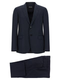Blue Wool Two-Piece Suit