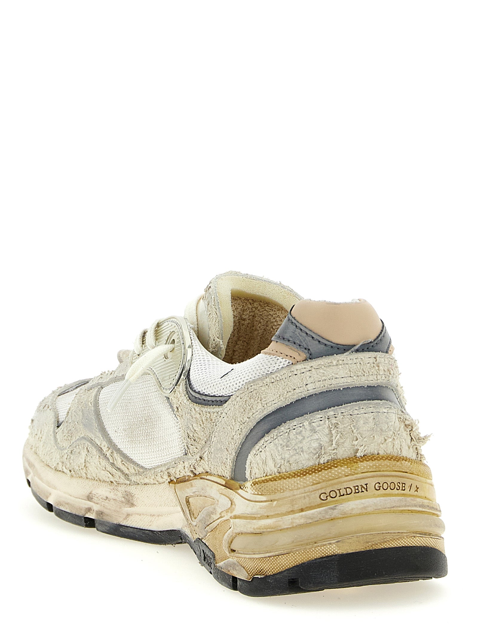 White Leather Athletic Sneakers