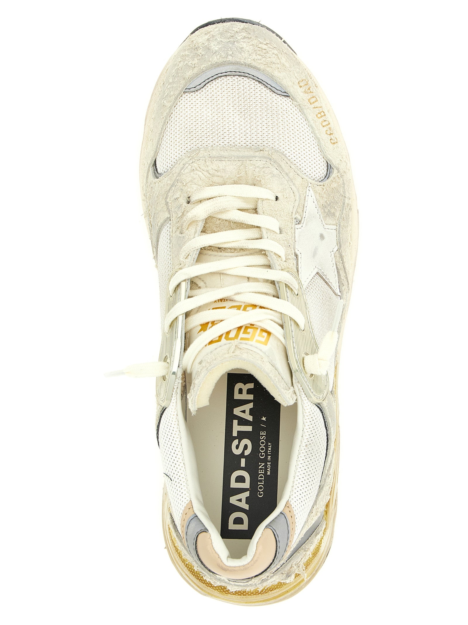 White Leather Athletic Sneakers