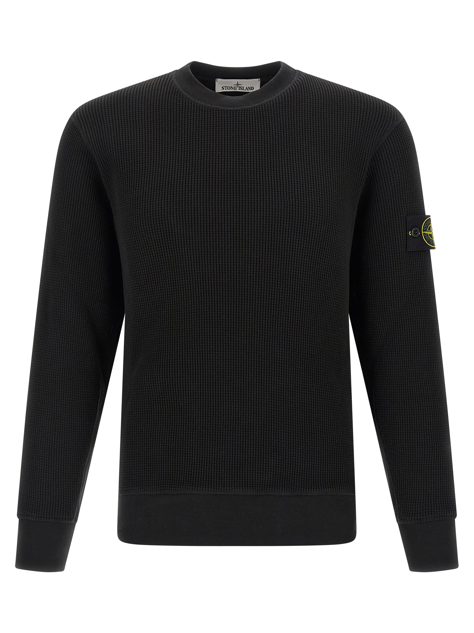 Black Cotton Sweatshirt