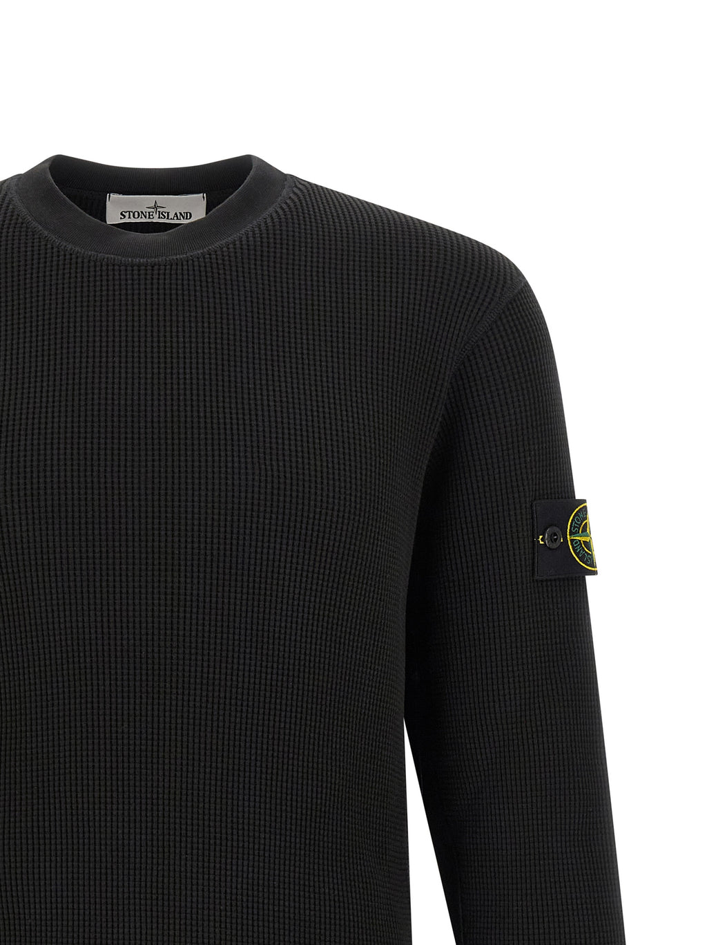 Black Cotton Sweatshirt
