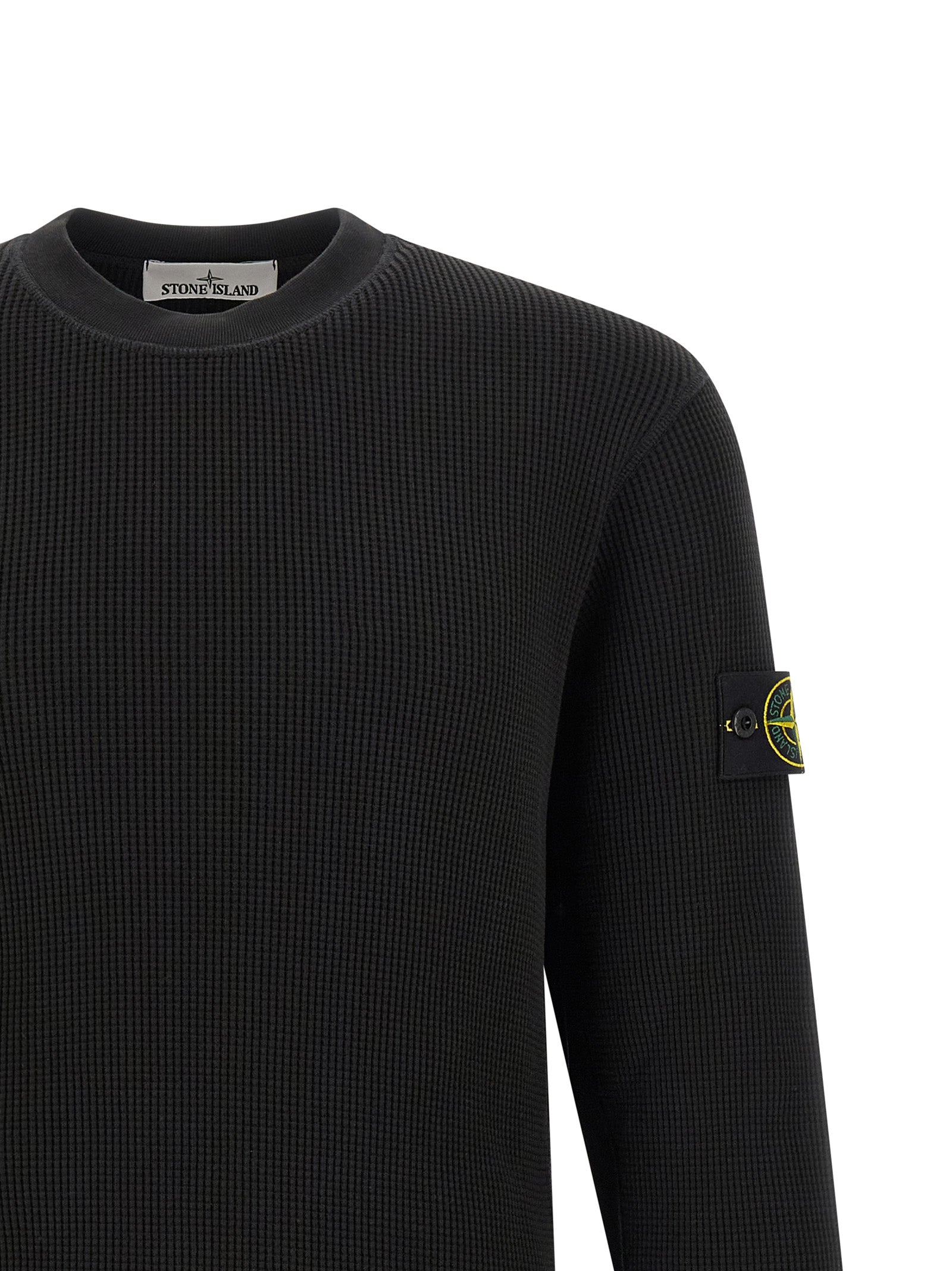 Black Cotton Sweatshirt
