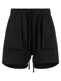 Black Organic Cotton Bermuda Shorts
