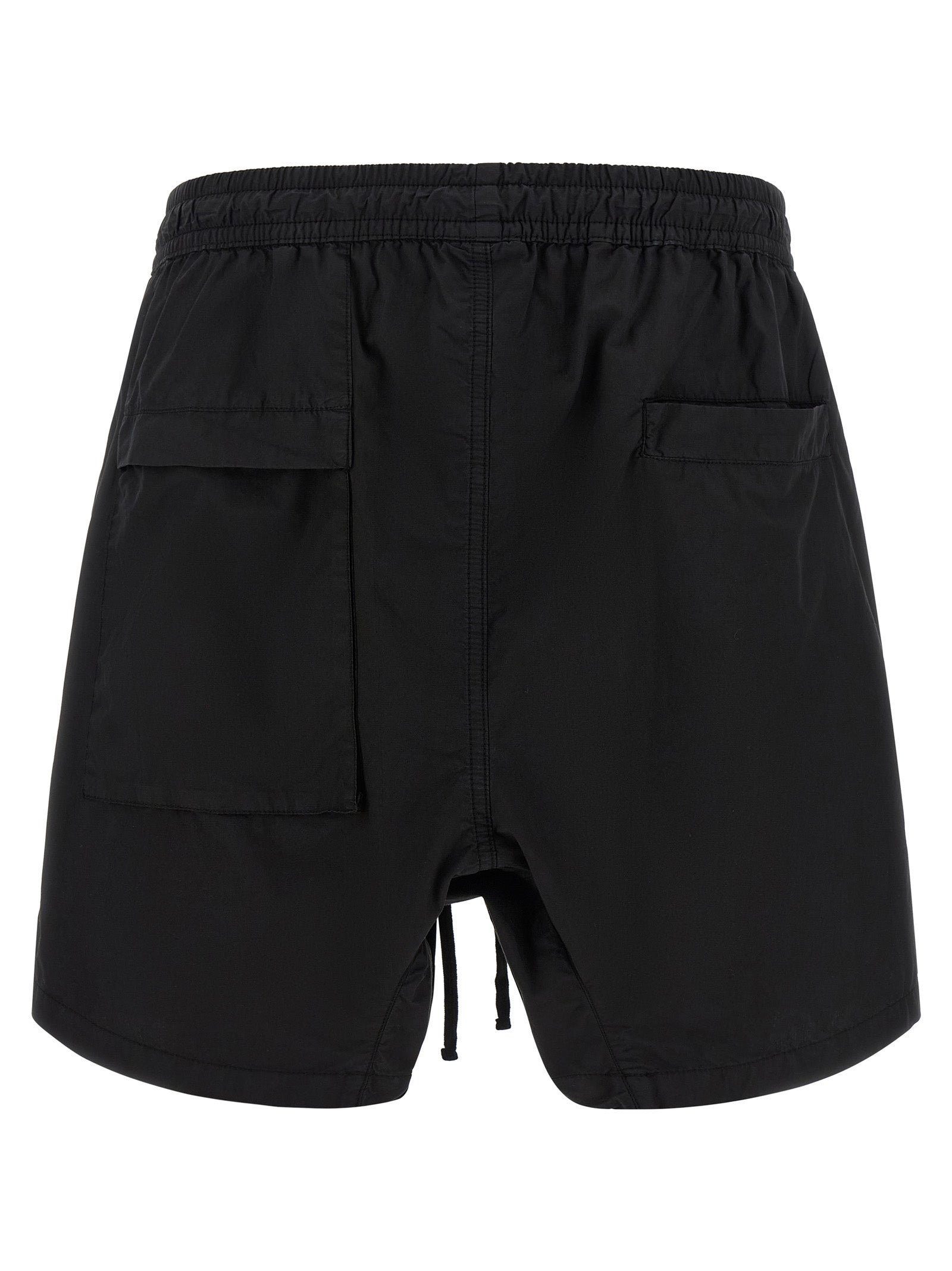 Black Organic Cotton Bermuda Shorts
