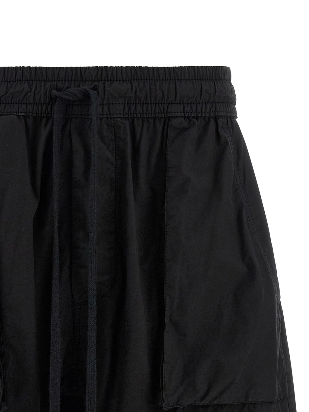 Black Organic Cotton Bermuda Shorts