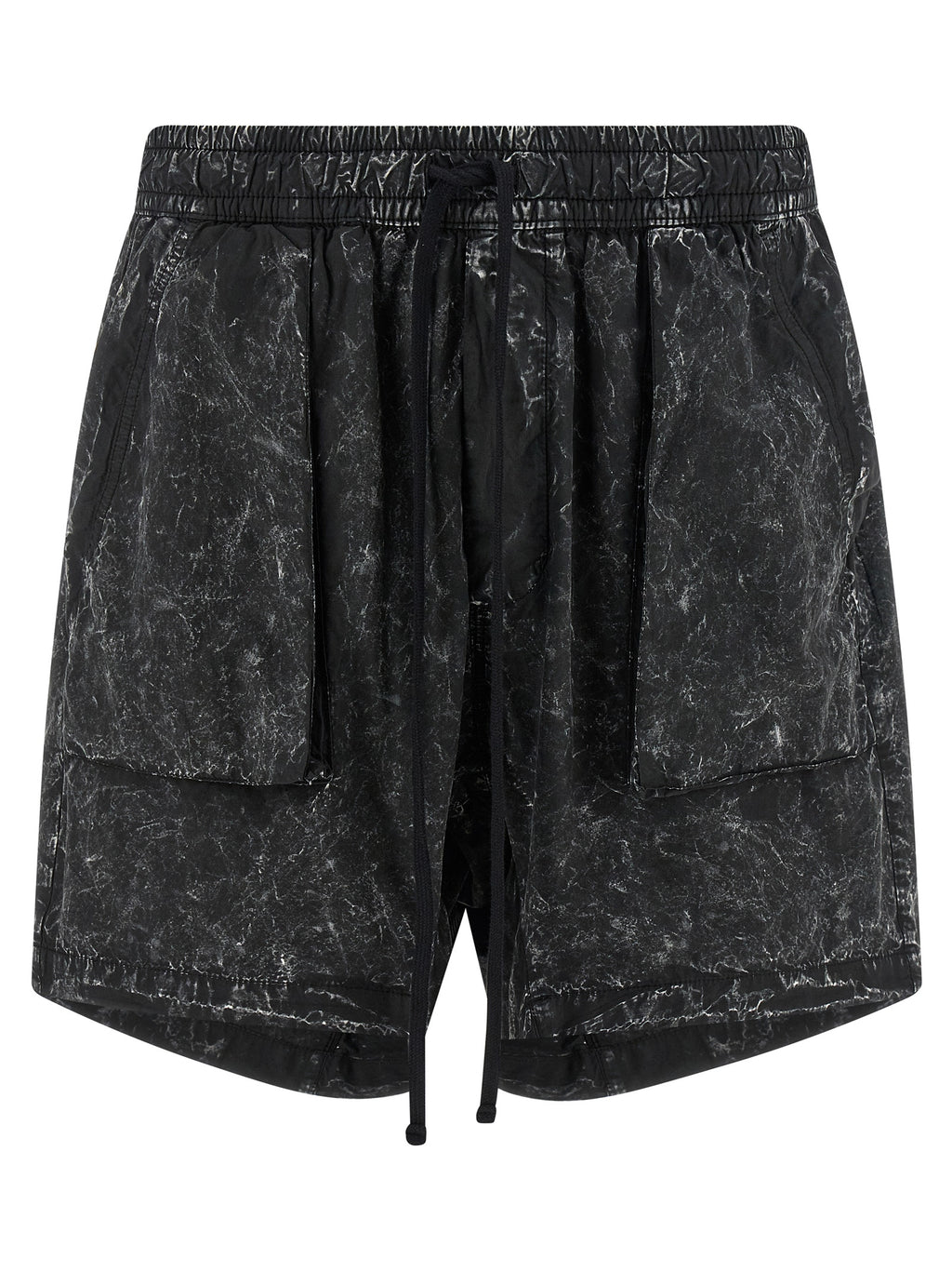 Black Organic Cotton Bermuda Shorts