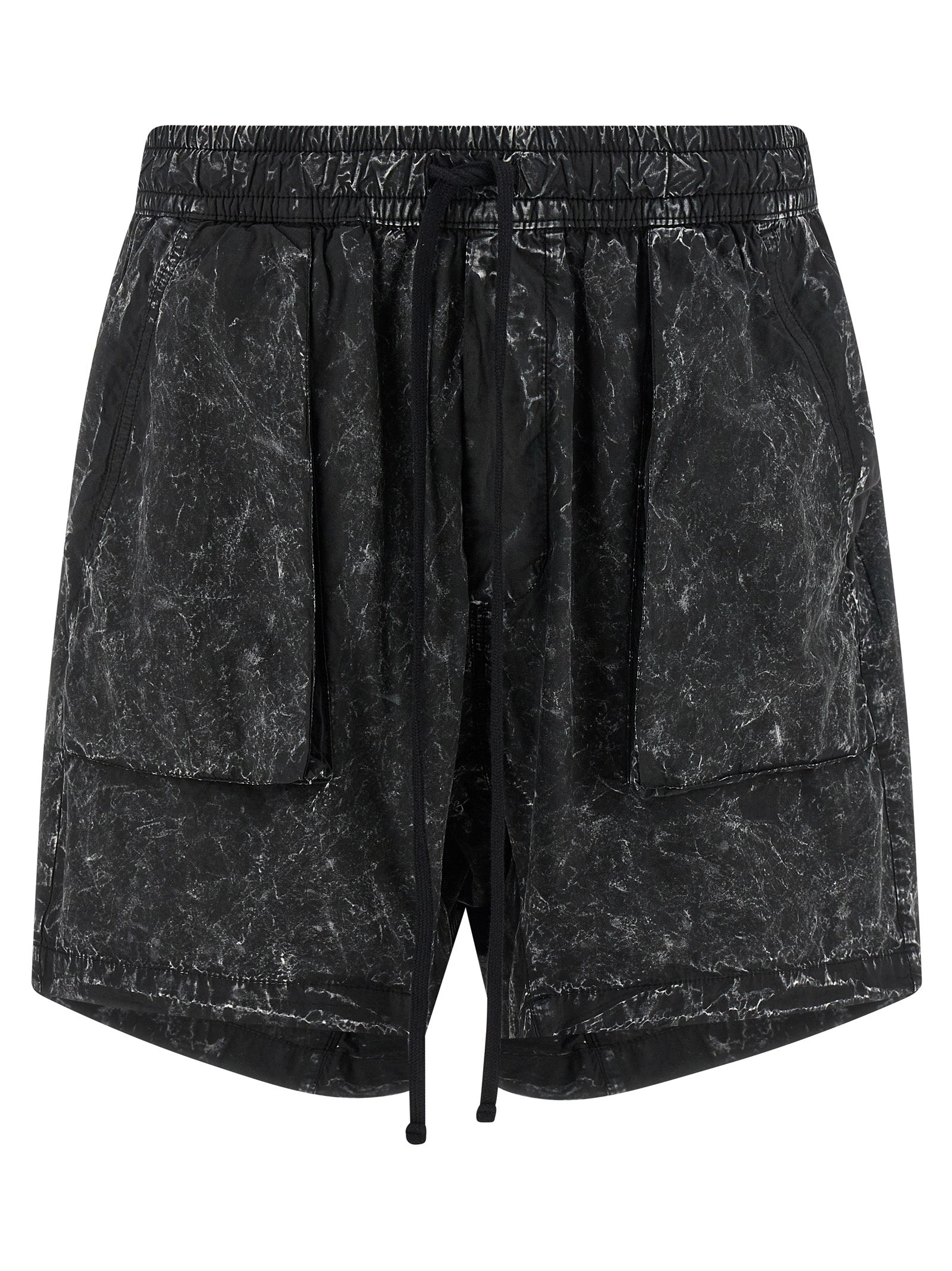 Black Organic Cotton Bermuda Shorts