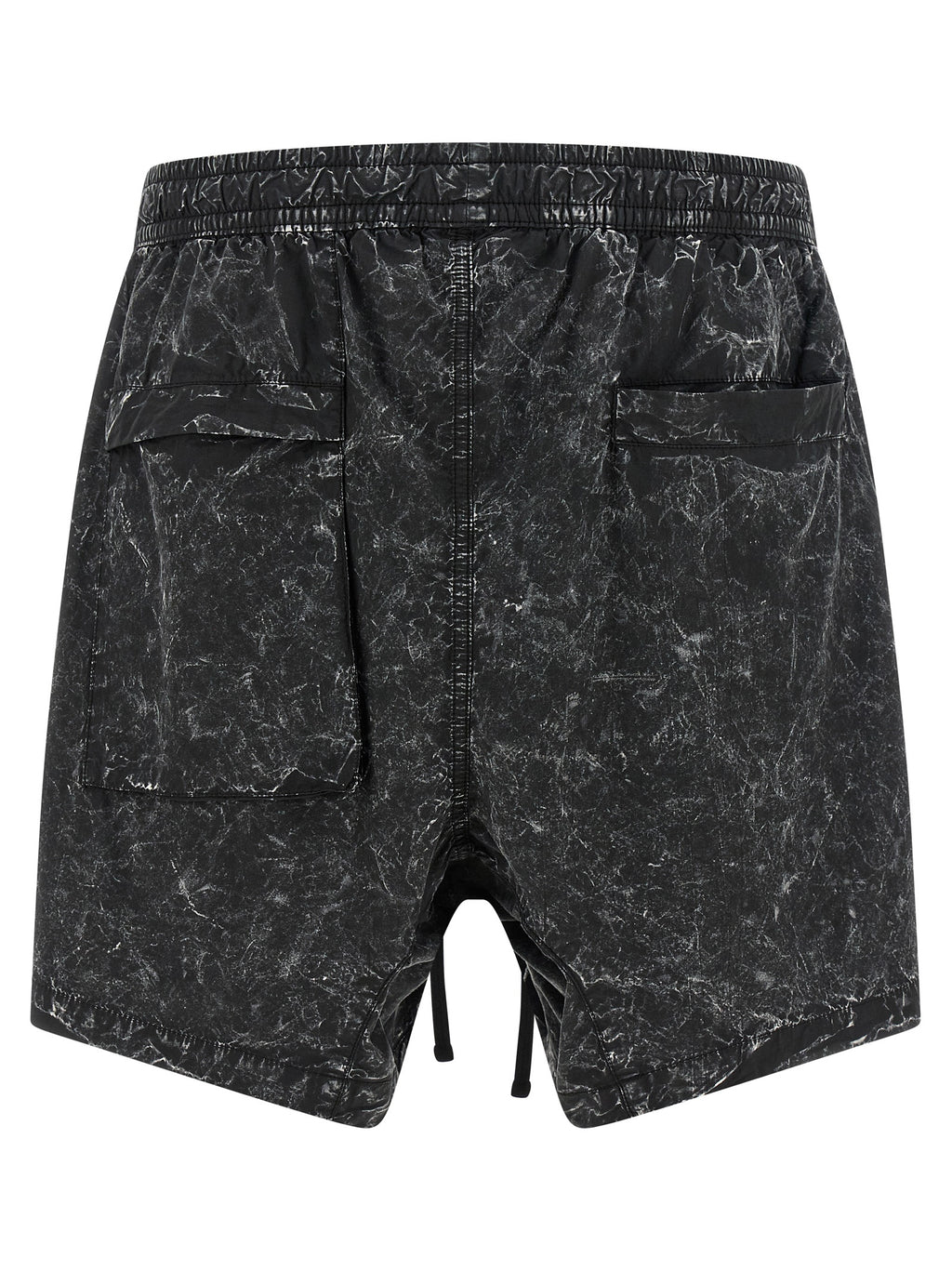 Black Organic Cotton Bermuda Shorts