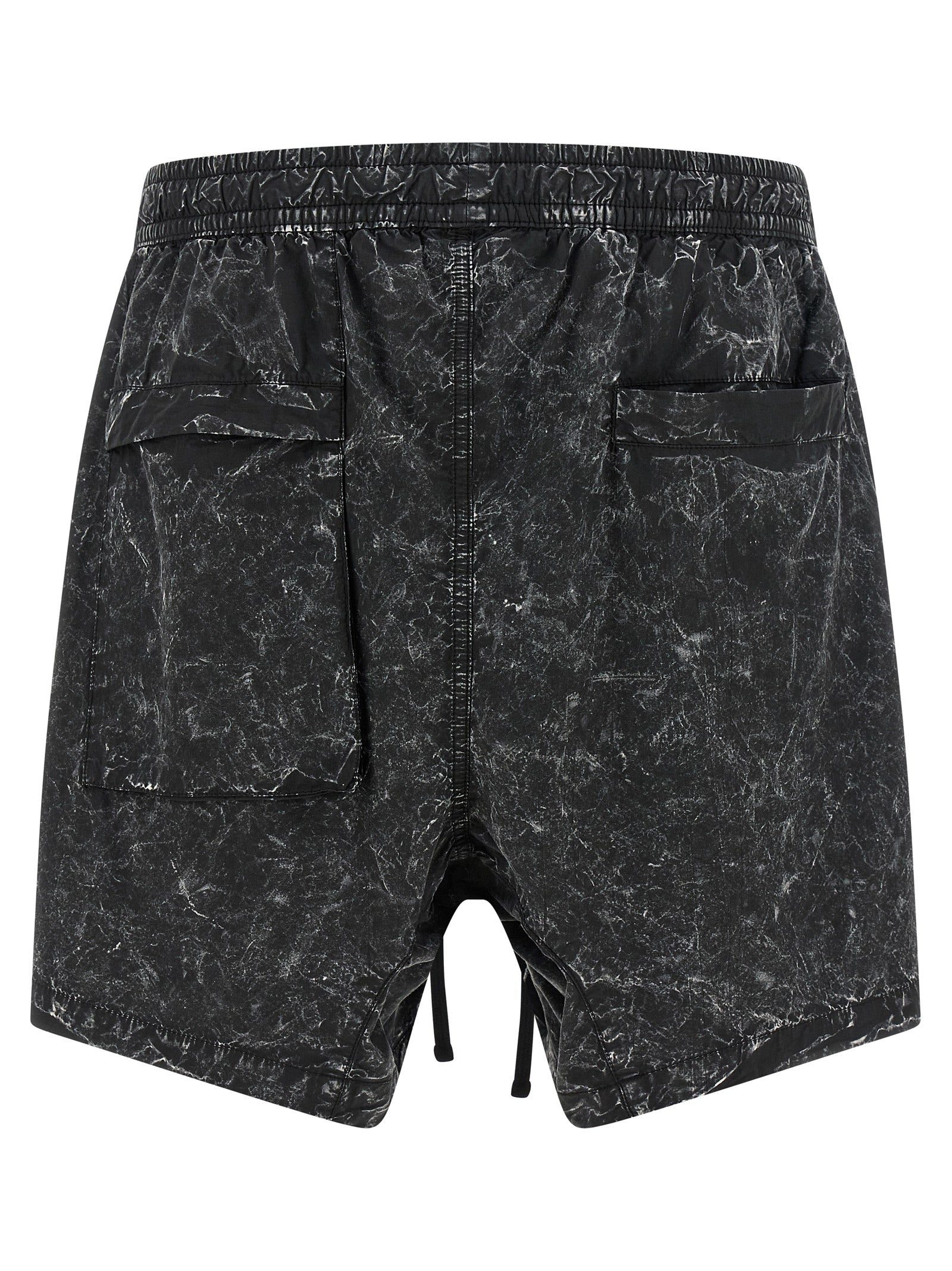 Black Organic Cotton Bermuda Shorts