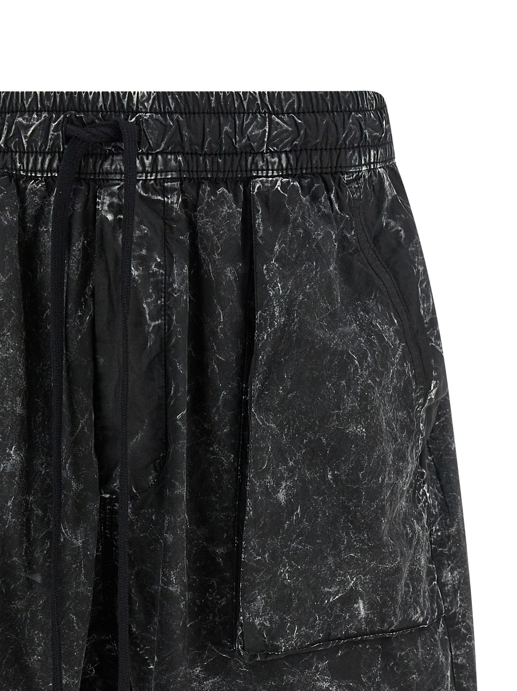 Black Organic Cotton Bermuda Shorts