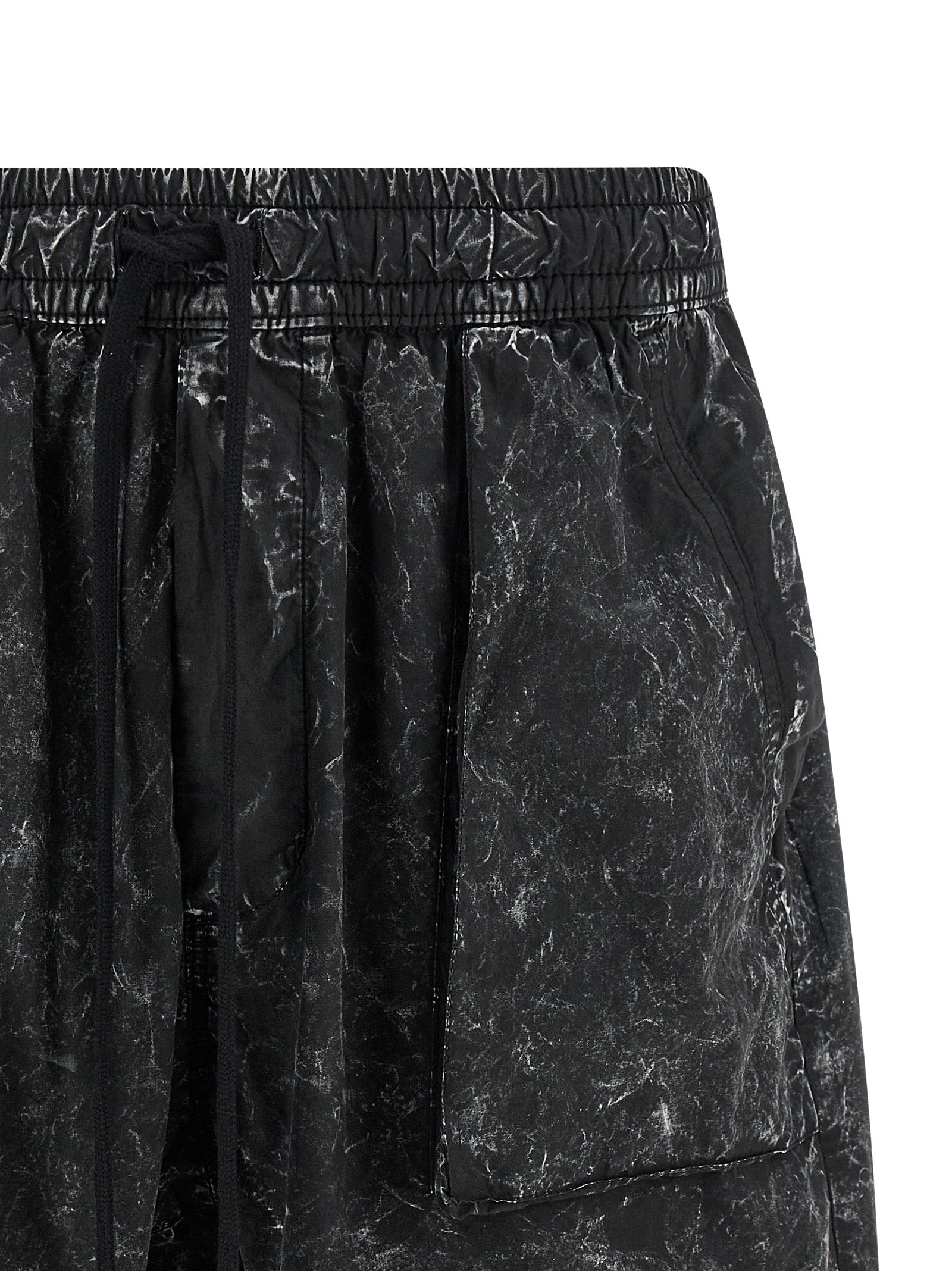 Black Organic Cotton Bermuda Shorts