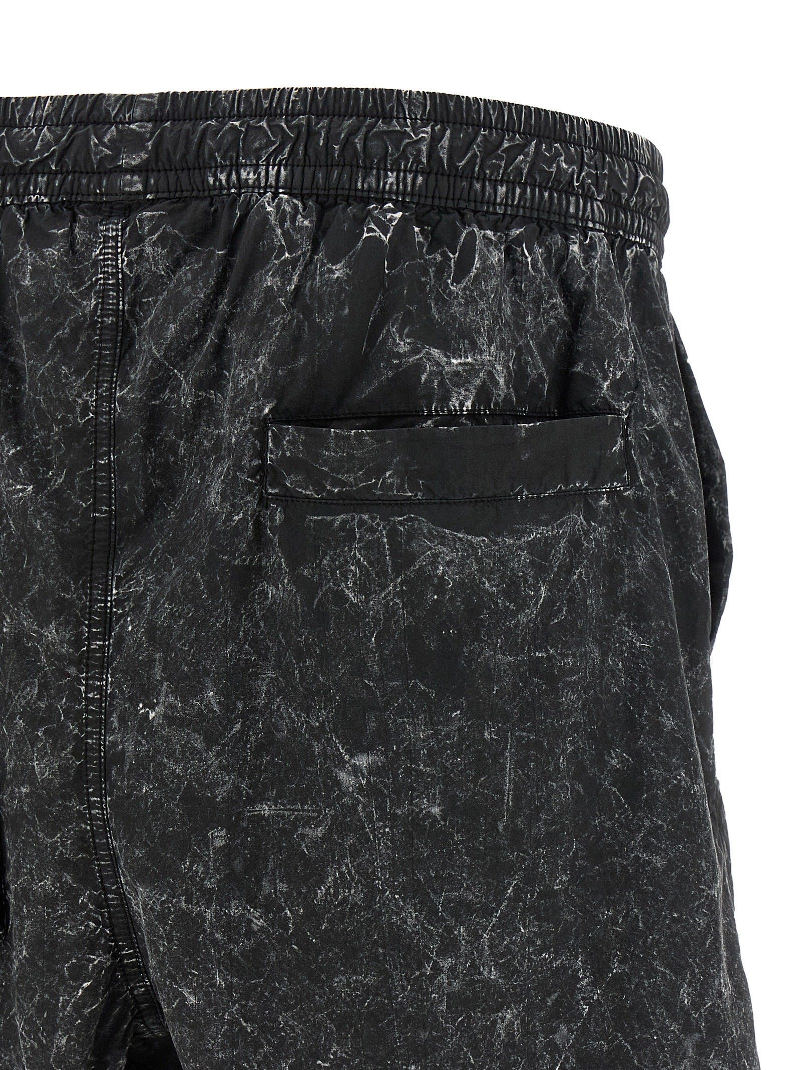 Black Organic Cotton Bermuda Shorts