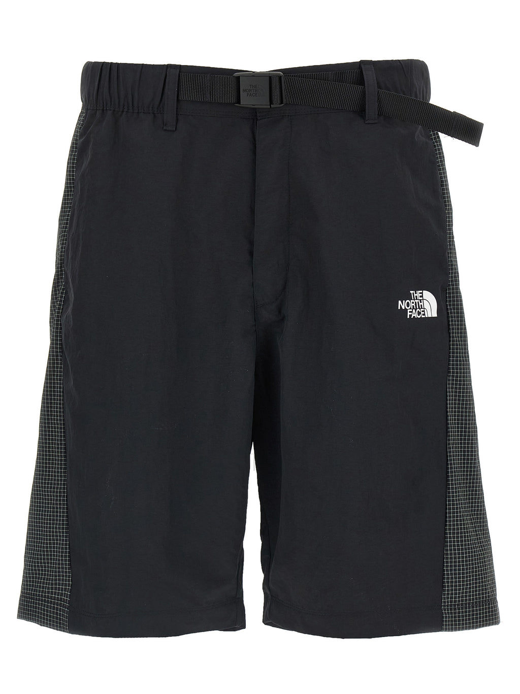 Black Nylon Bermuda Shorts