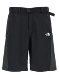 Black Nylon Bermuda Shorts