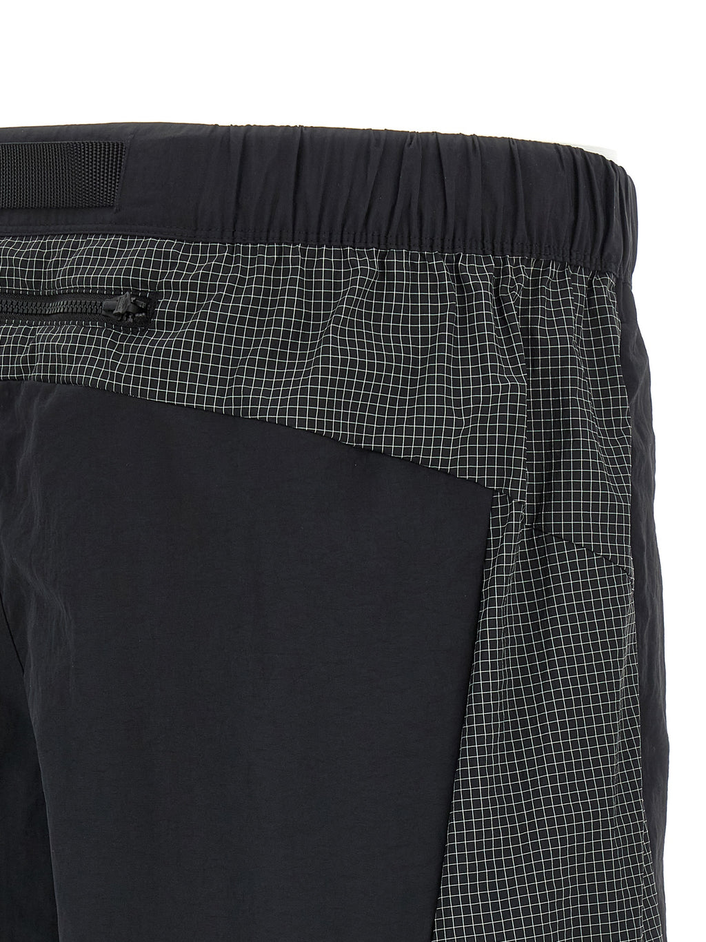 Black Nylon Bermuda Shorts
