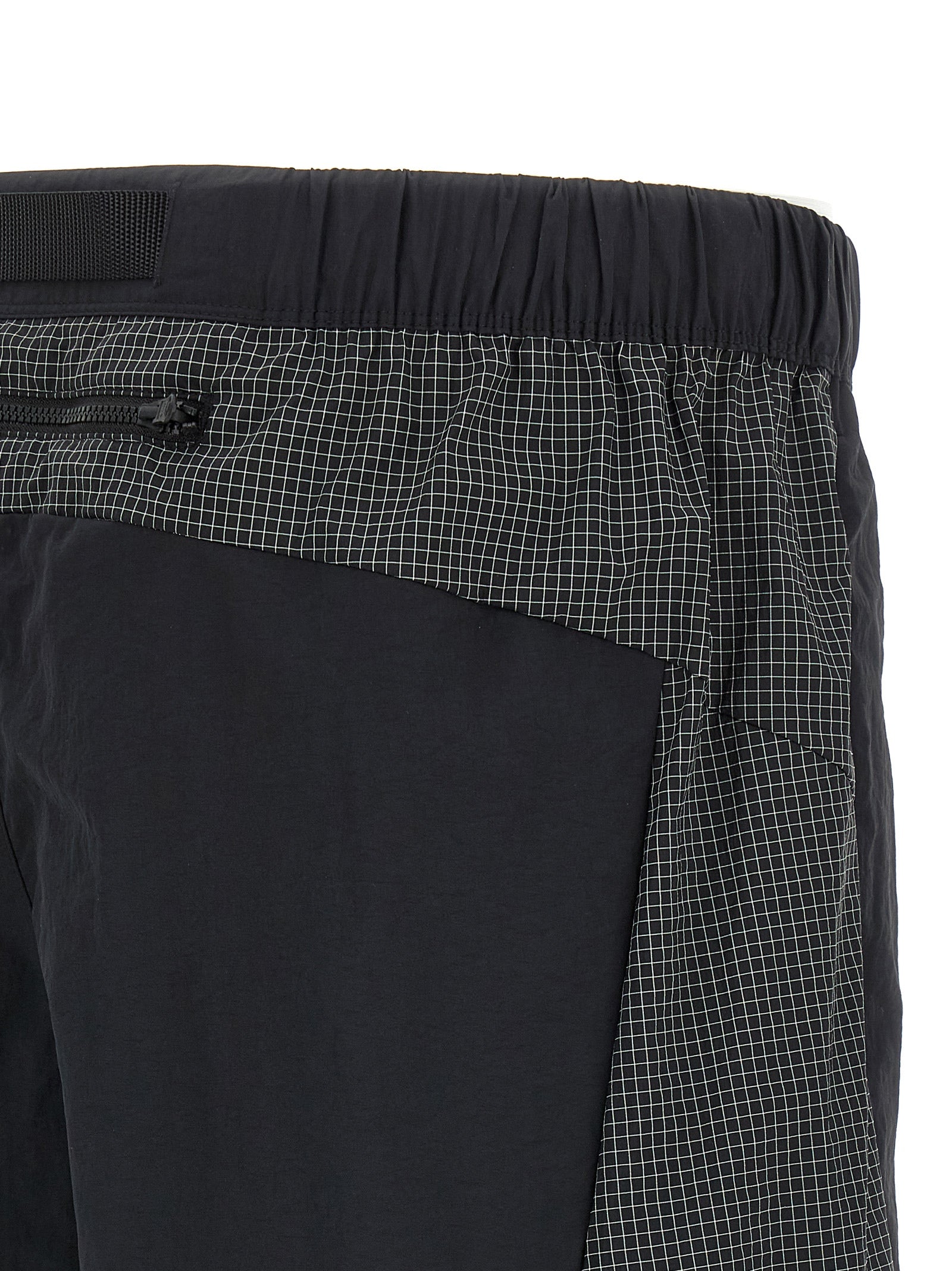Black Nylon Bermuda Shorts