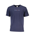 Blue Cotton Men's T-Shirt