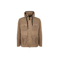 Brown Cotton Shell Jacket
