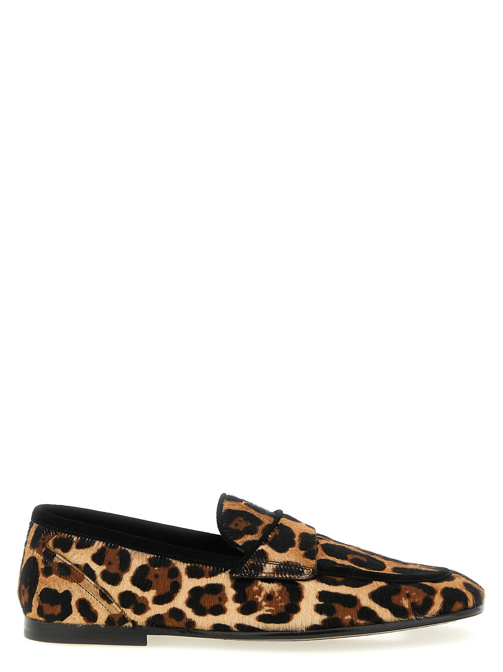 Brown Calfskin Slip-On Loafers