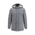 Gray Wool Oves Aries Full-Length Jacket