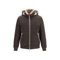 Brown Polyamide Bomber