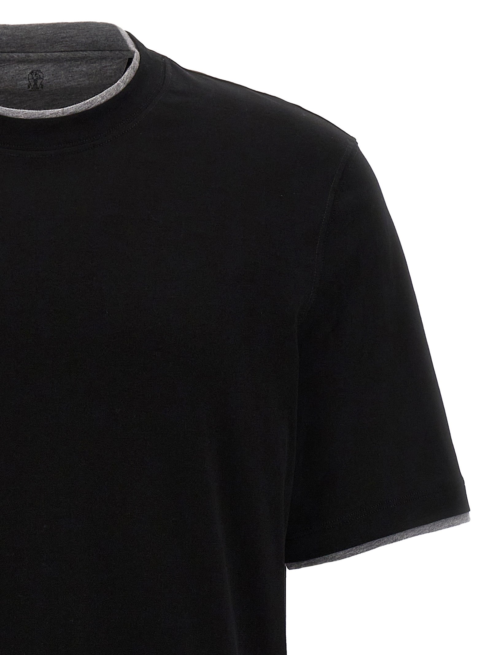 Black Cotton T-Shirt