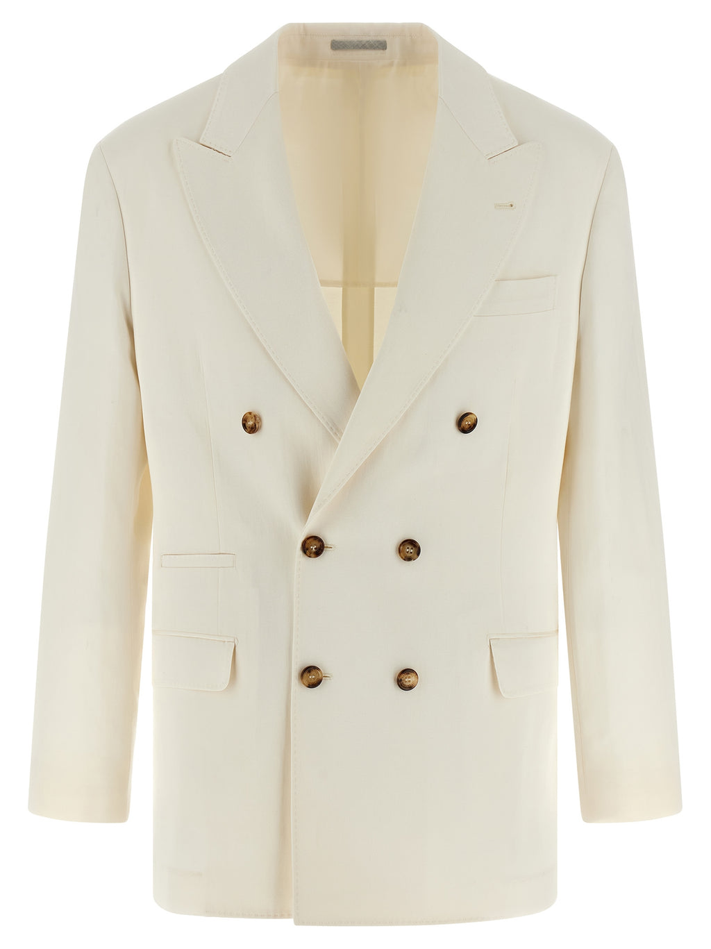 White Silk Blazer