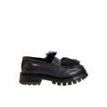Blue Leather Men Loafer