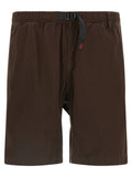 Brown Cotton Bermuda Shorts
