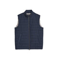 Blue Linen Sleeveless Jacket
