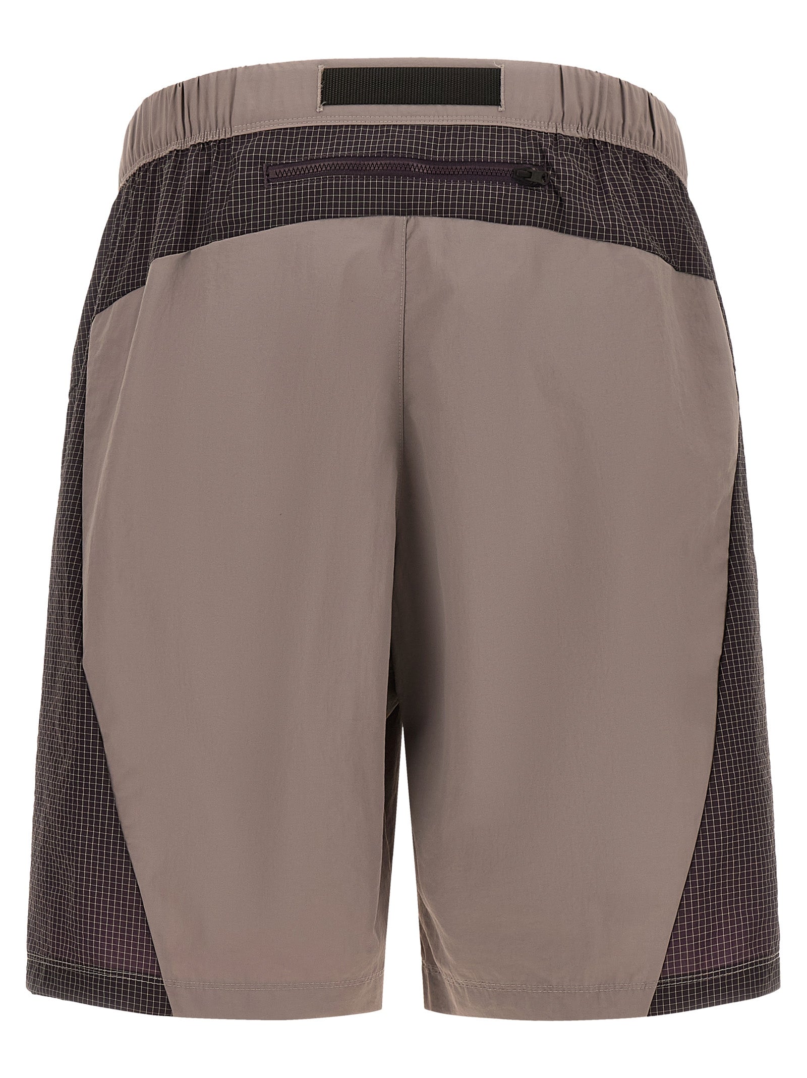Purple Nylon Bermuda Shorts