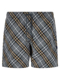 Blue Polyamide Bermuda Shorts
