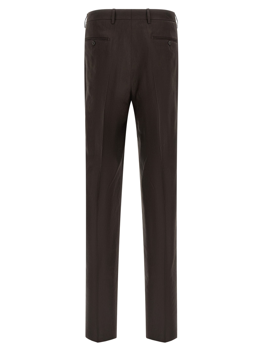 Brown Linen Two-Piece Suit