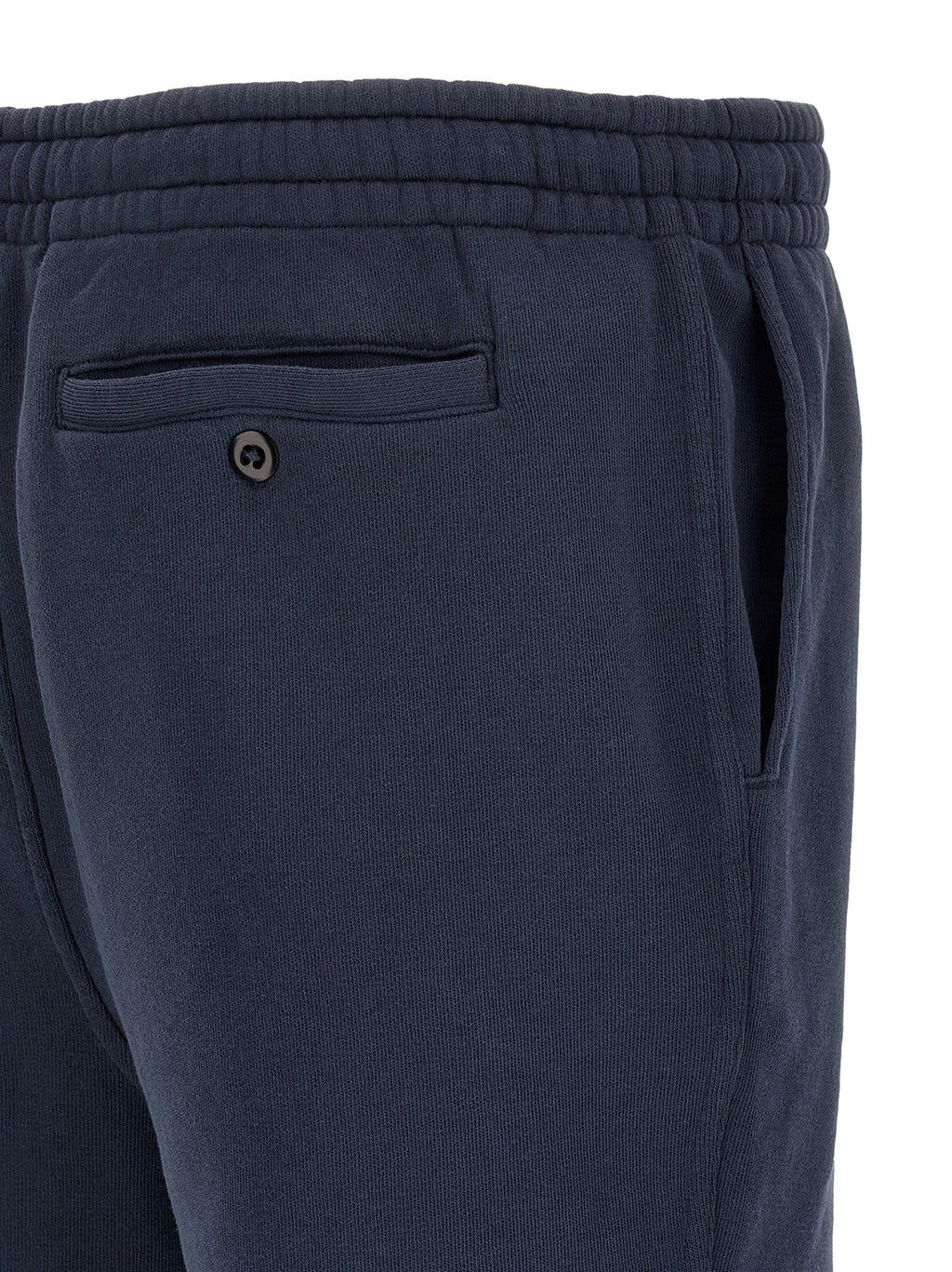 Blue Cotton Bermuda Shorts