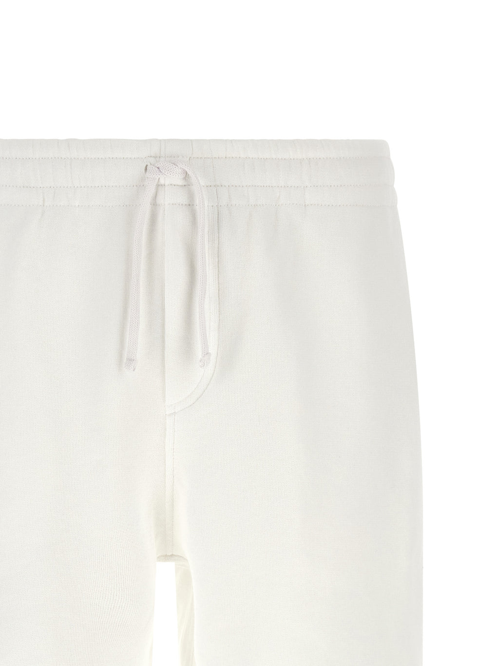 White Cotton Bermuda Shorts