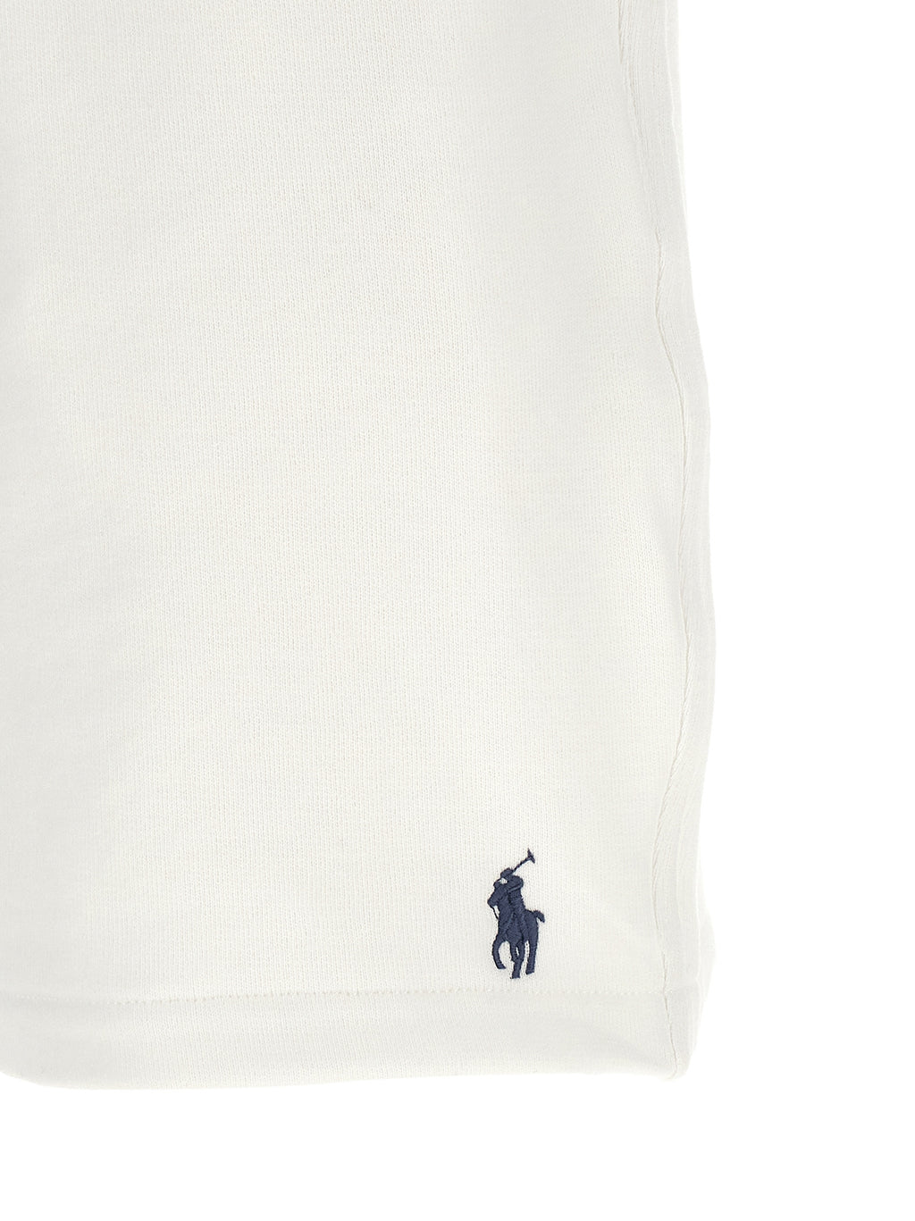 White Cotton Bermuda Shorts