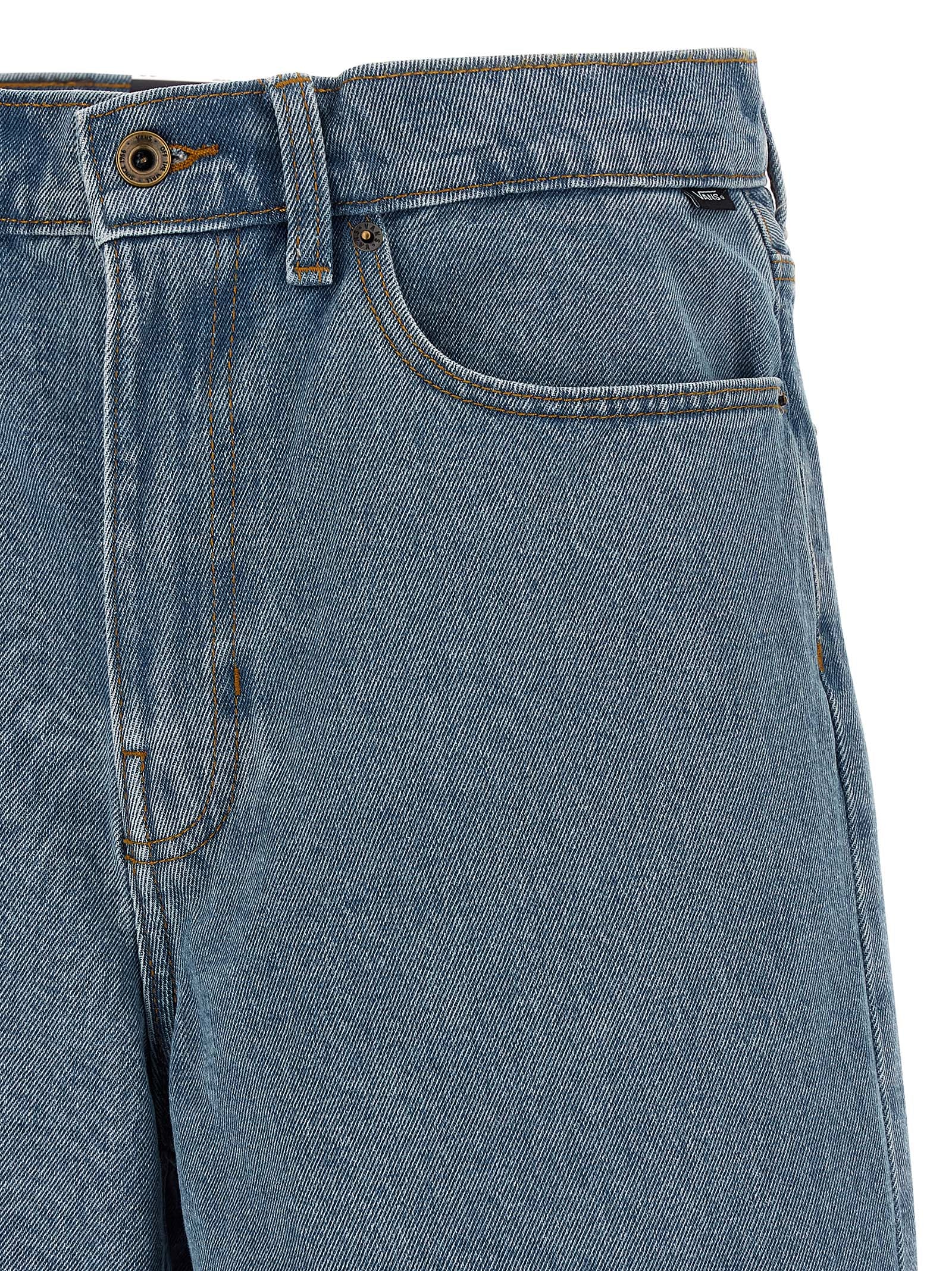 Blue Cotton Bermuda Shorts