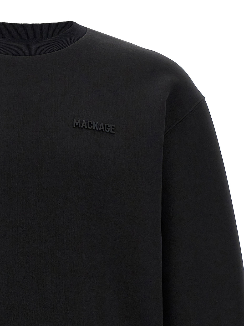 Black Cotton Sweatshirt